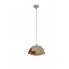 Lampa malowana czajnik 
